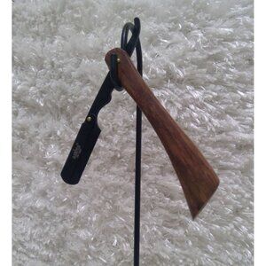 Asshta Professional Straight Edge Razor for Barbers with Wooden Handle